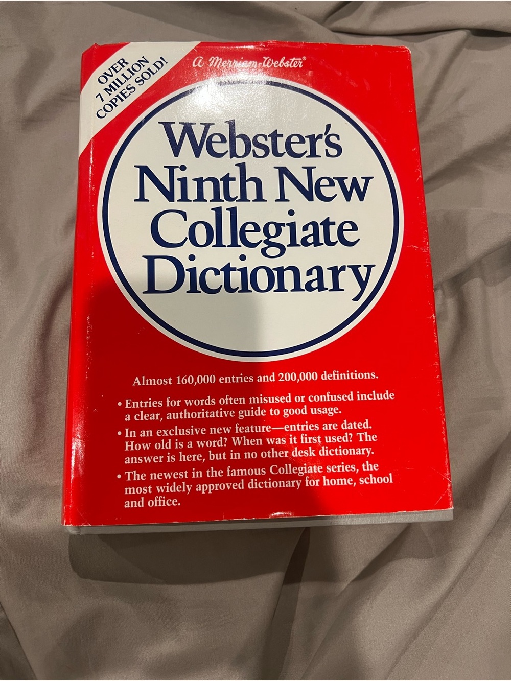 Ninth New Collegiate Dictionary — Red Hardcover Reference
